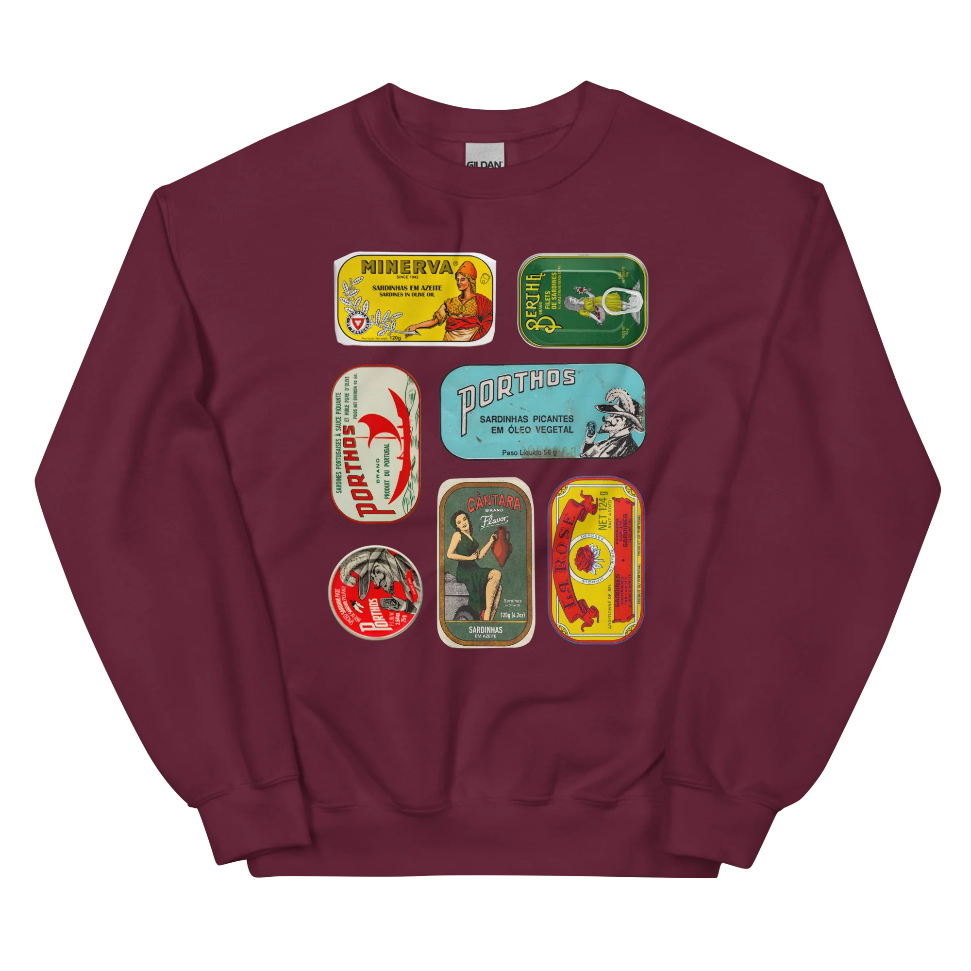 Portuguese Canned Sardines Crewneck Sweatshirt - Image 5