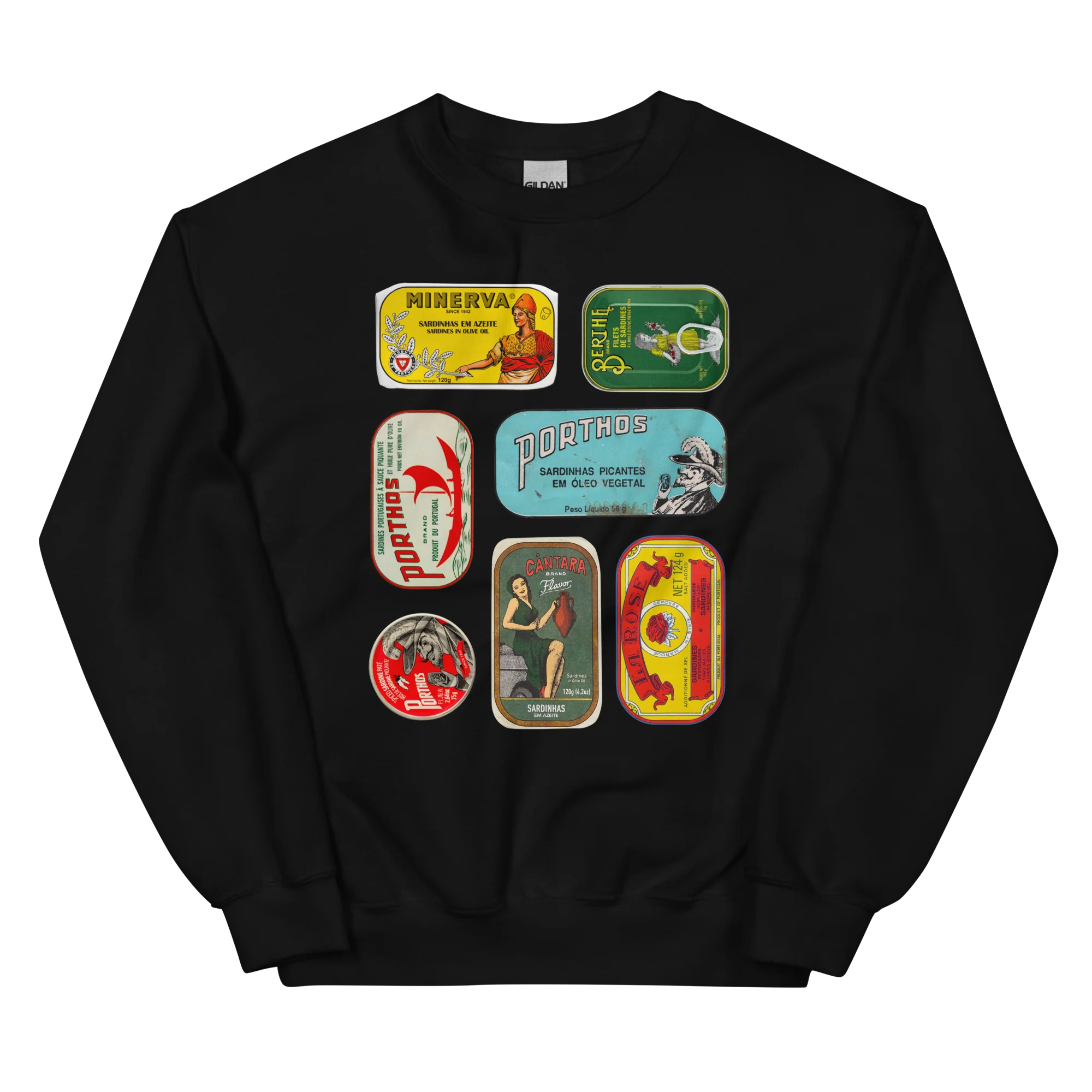 Portuguese Canned Sardines Crewneck Sweatshirt - Image 7