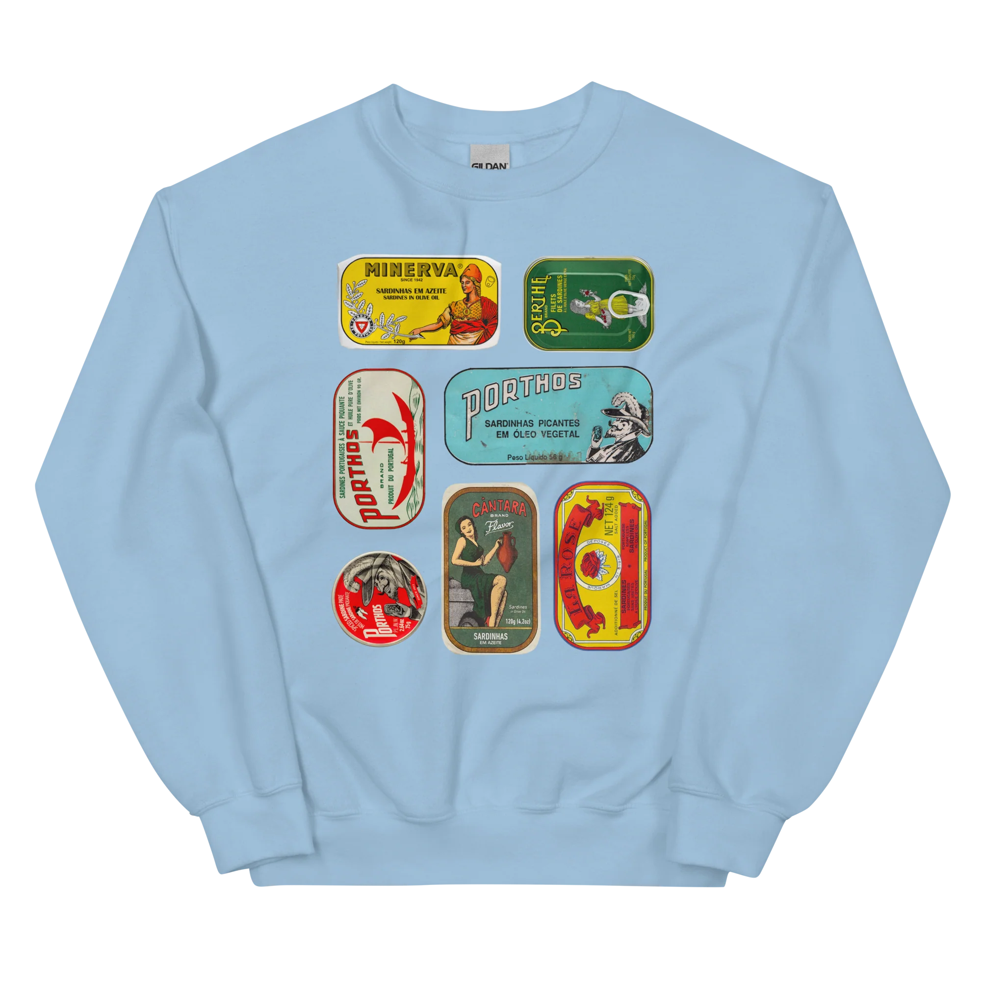 Portuguese Canned Sardines Crewneck Sweatshirt - Image 8