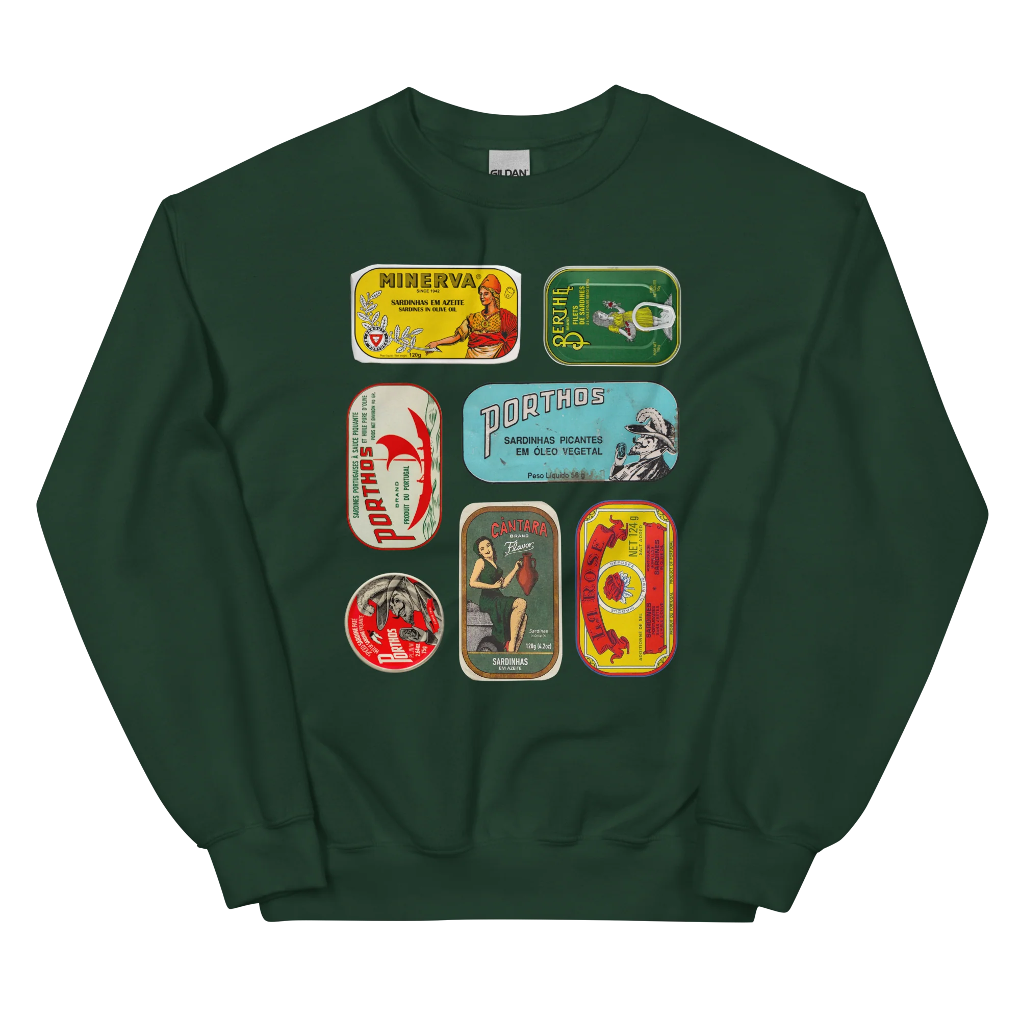 Portuguese Canned Sardines Crewneck Sweatshirt - Image 9