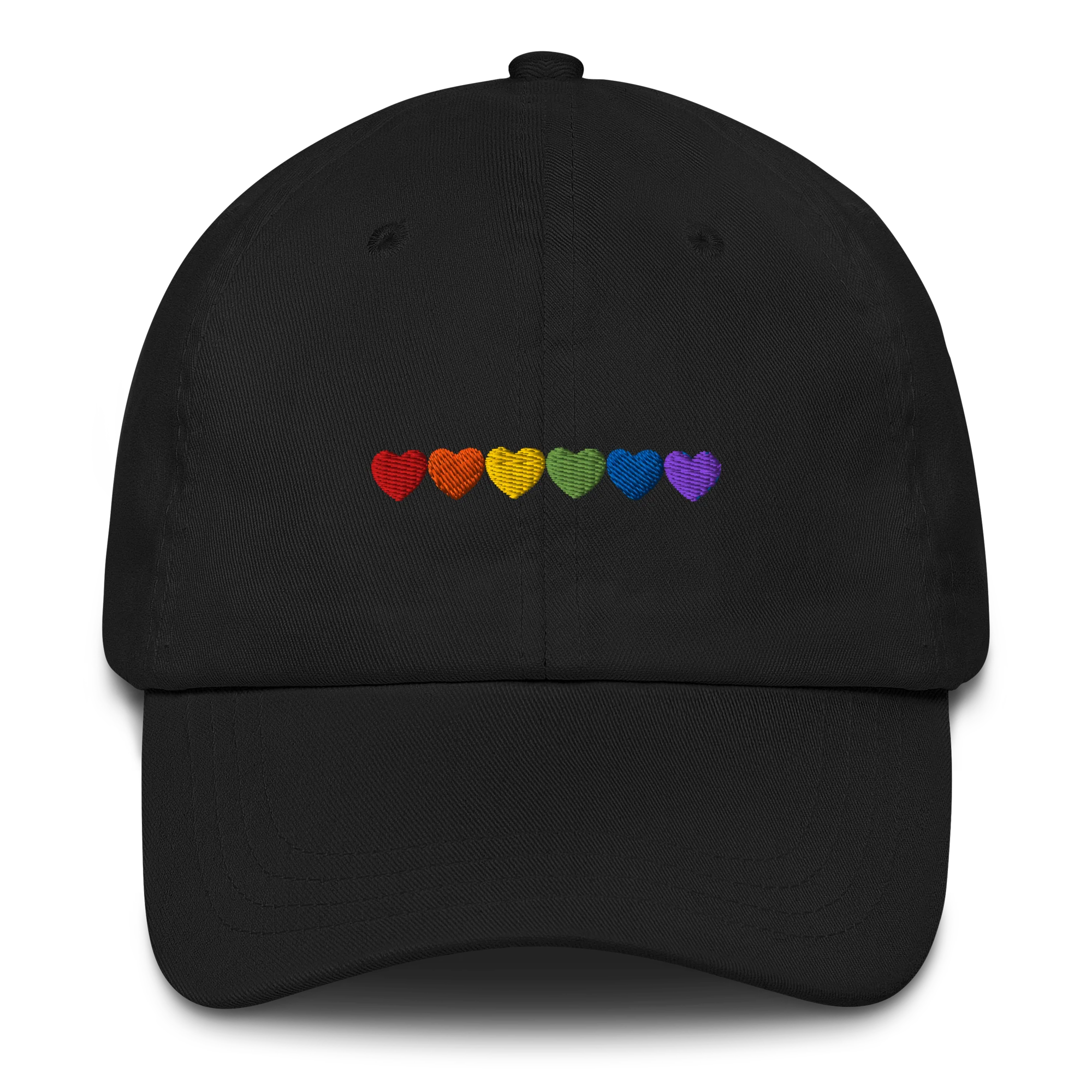 Pride Hearts Embroidered Cap - Image 6