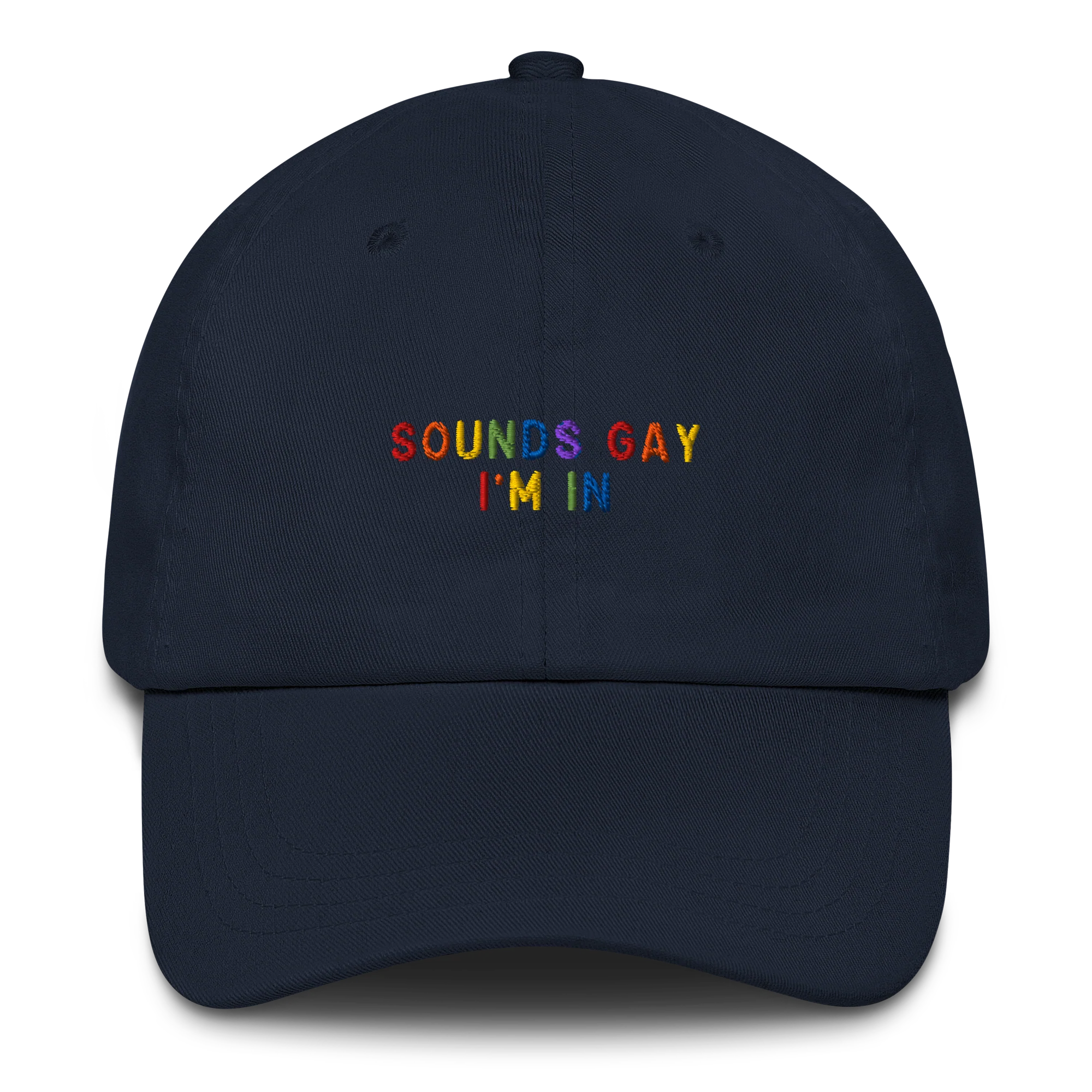 Sounds Gay, I'm In Pride Embroidered Cap - Image 11