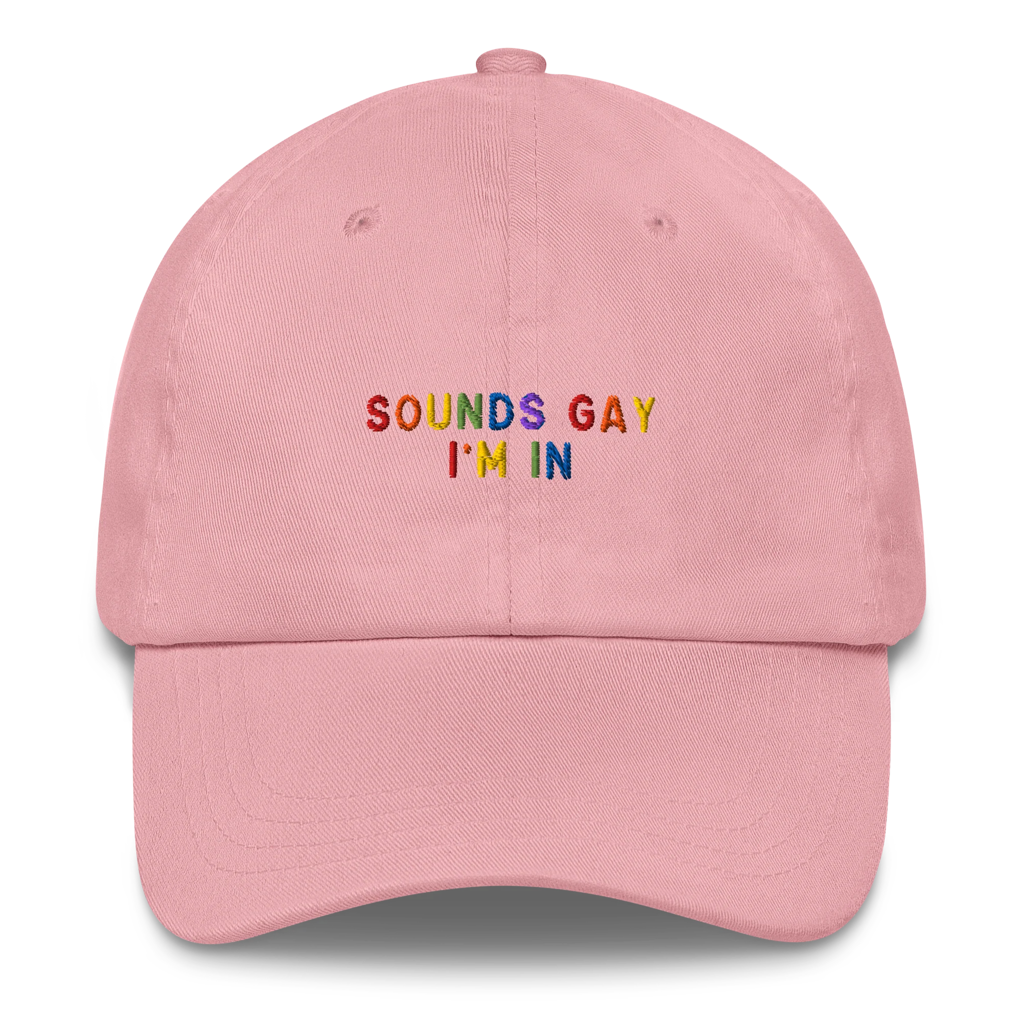 Sounds Gay, I'm In Pride Embroidered Cap - Image 4