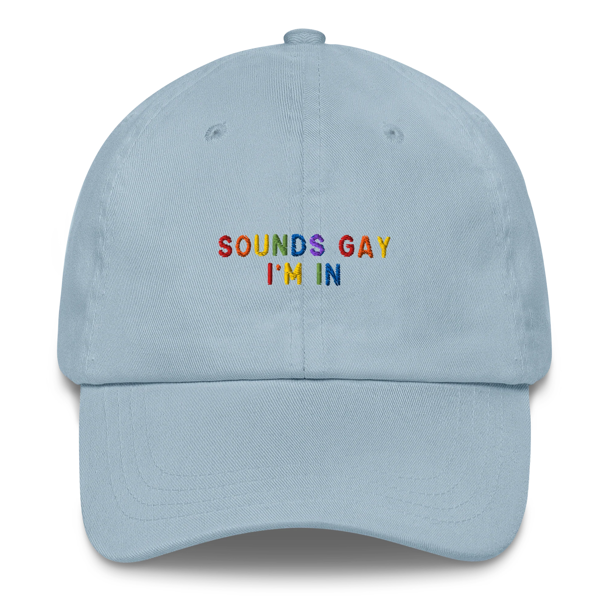 Sounds Gay, I'm In Pride Embroidered Cap - Image 5