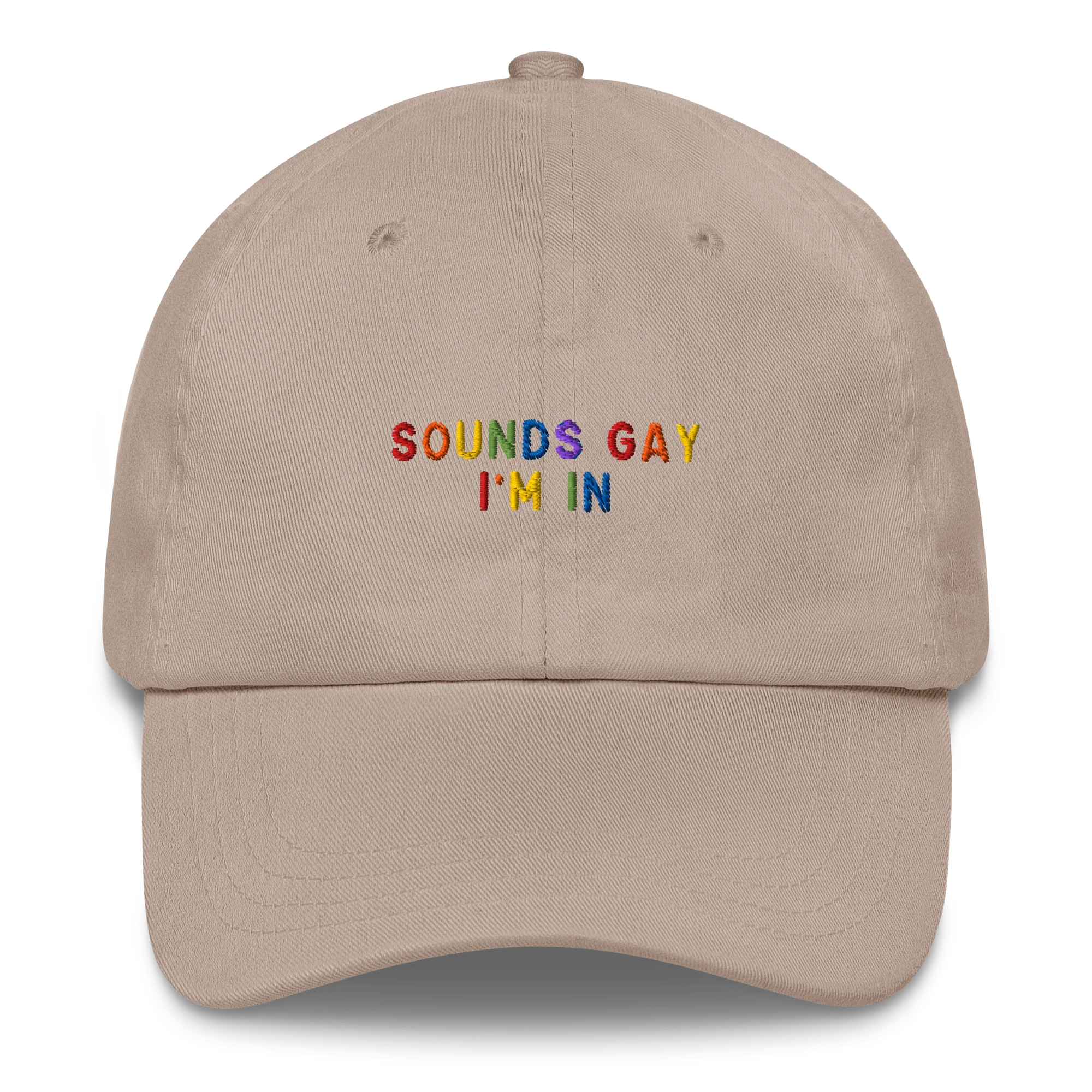 Sounds Gay, I'm In Pride Embroidered Cap - Image 8