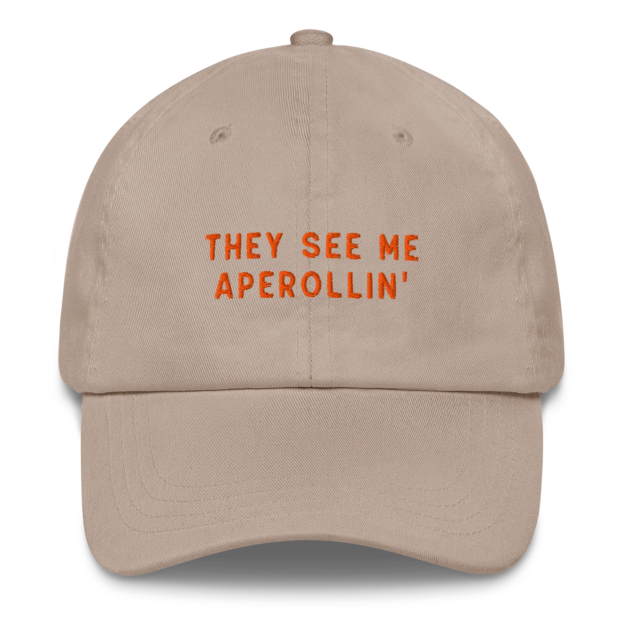 They See Me Aperollin' Cocktail Embroidered Cap - Image 5
