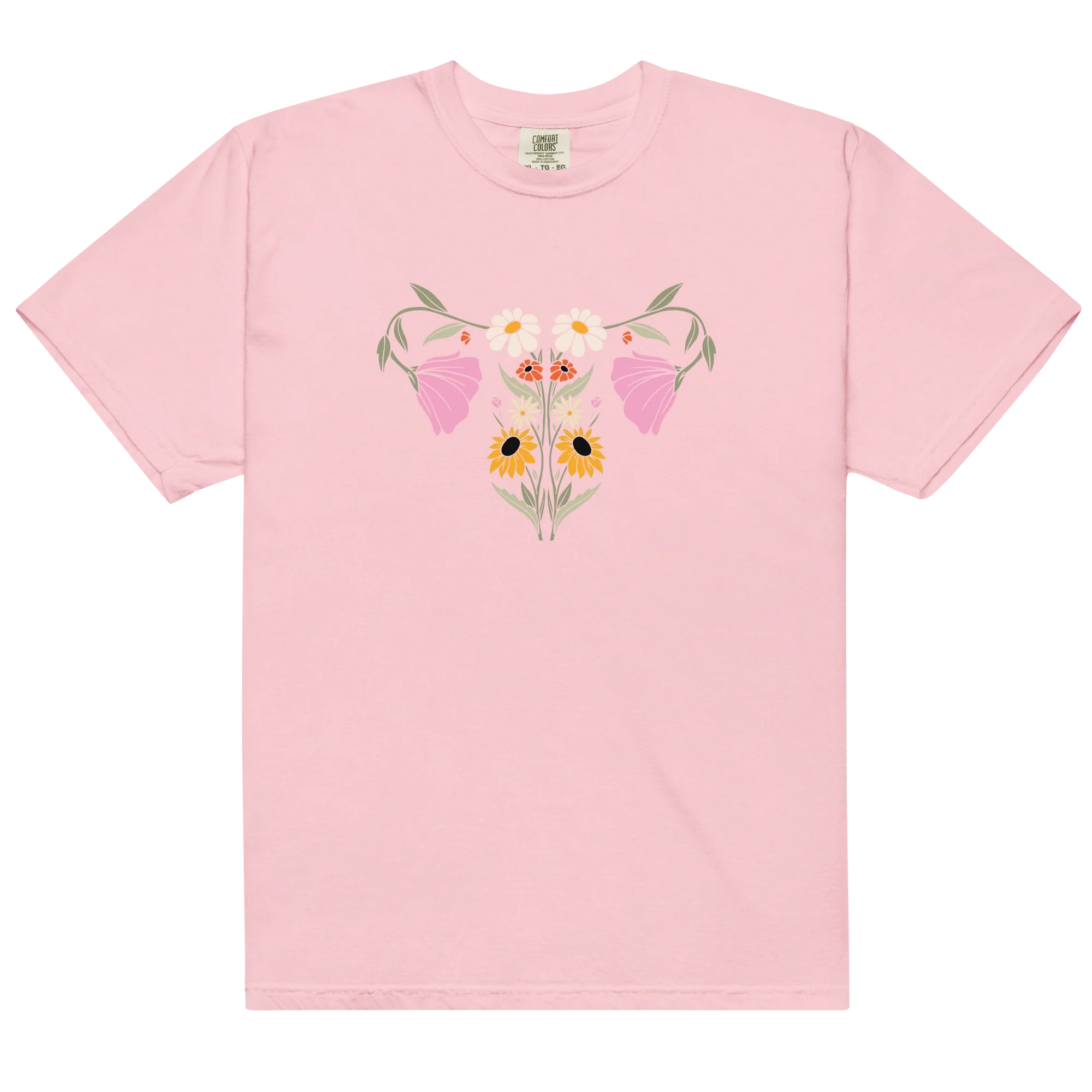 Uterus in Bloom Feminist Classic T-Shirt - Image 3