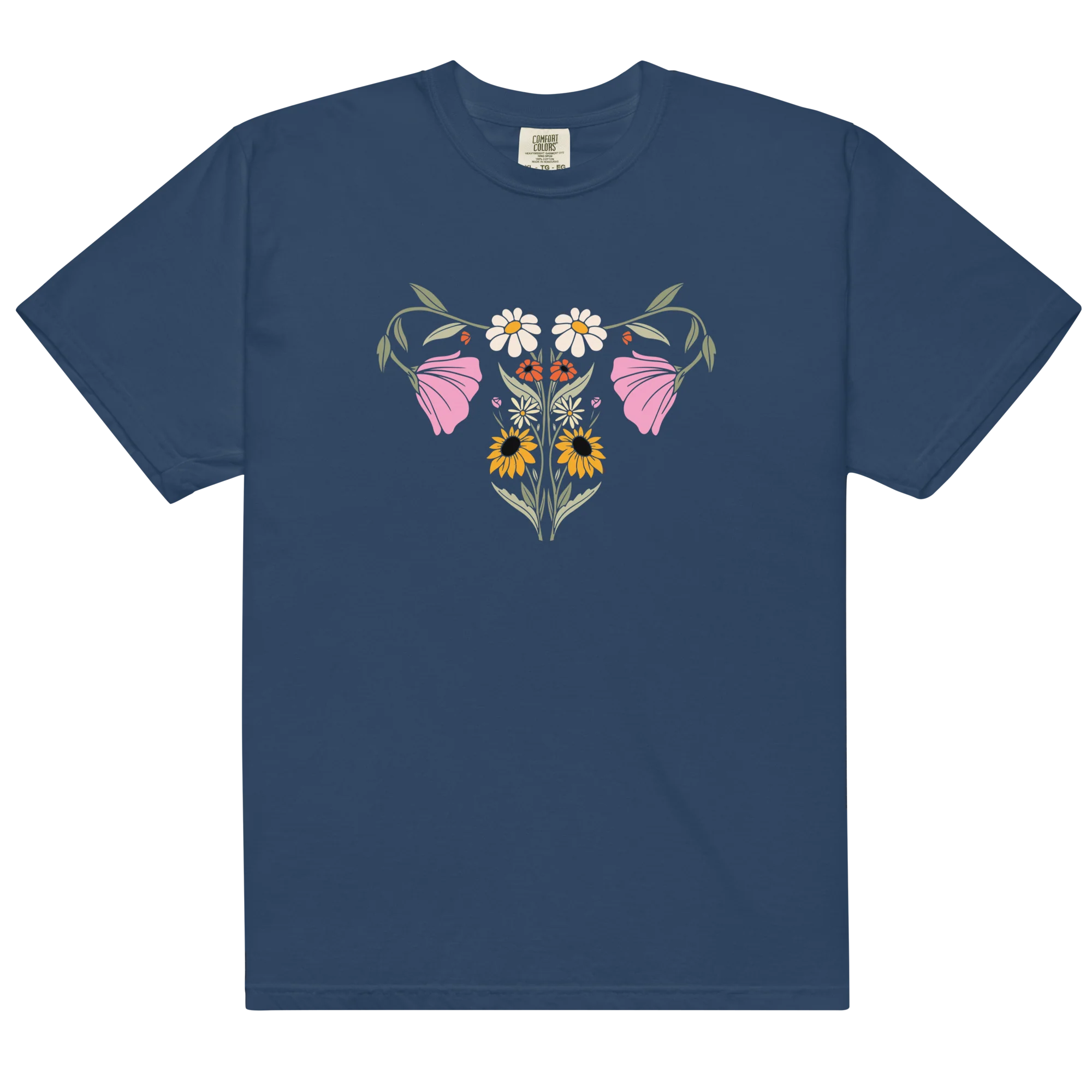 Uterus in Bloom Feminist Classic T-Shirt - Image 7